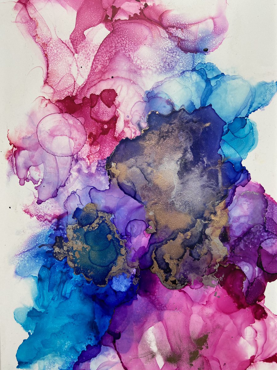 Cheenkee's tweet image. One of my Blooms collections went home with these lovely Bolivians!💕 Come visit @nfinitymark booth at G1 Affordable Art Fair Stockholm! 

#artfair #abstractart #contemporaryartist #abstractartist #contemporaryart #contemporarypainting #abstractpainting