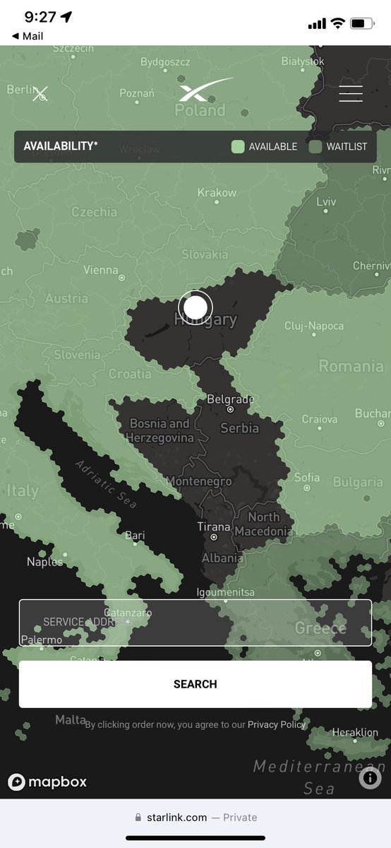 adrlenard's tweet photo. hey @elonmusk, why hungary is left out? are there plans to expand to here? 🙏🏻 https://t.co/tXNjco8ahw