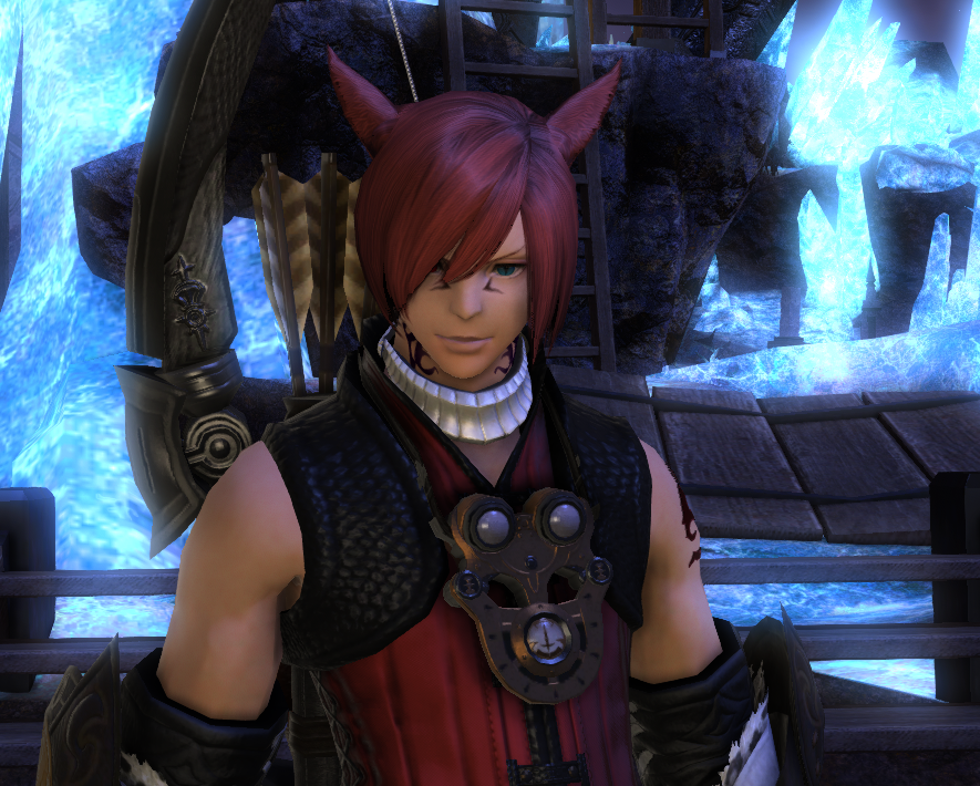 FFXIVXD's tweet photo. While from his homeland of Corvos, G'raha Tia was raised in Sharlayan. He was mocked and shunned as a child due to his crimson-colored Allagan Eye trait, giving him a unique type of heterochromia. https://t.co/KgHANNsN3T
