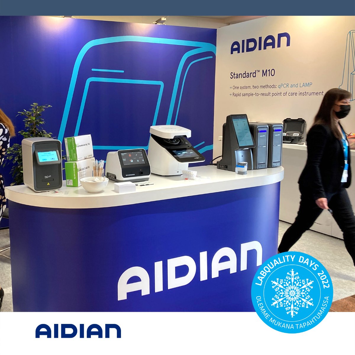 PixCellMedical's tweet photo. Last week our partners at @AidianGlobal took part in @LabqualityDays in #Helsinki - showcasing our #HemoScreen as part of their range of top-of-the-line diagnostic solutions. https://t.co/h2J7kwC2Le