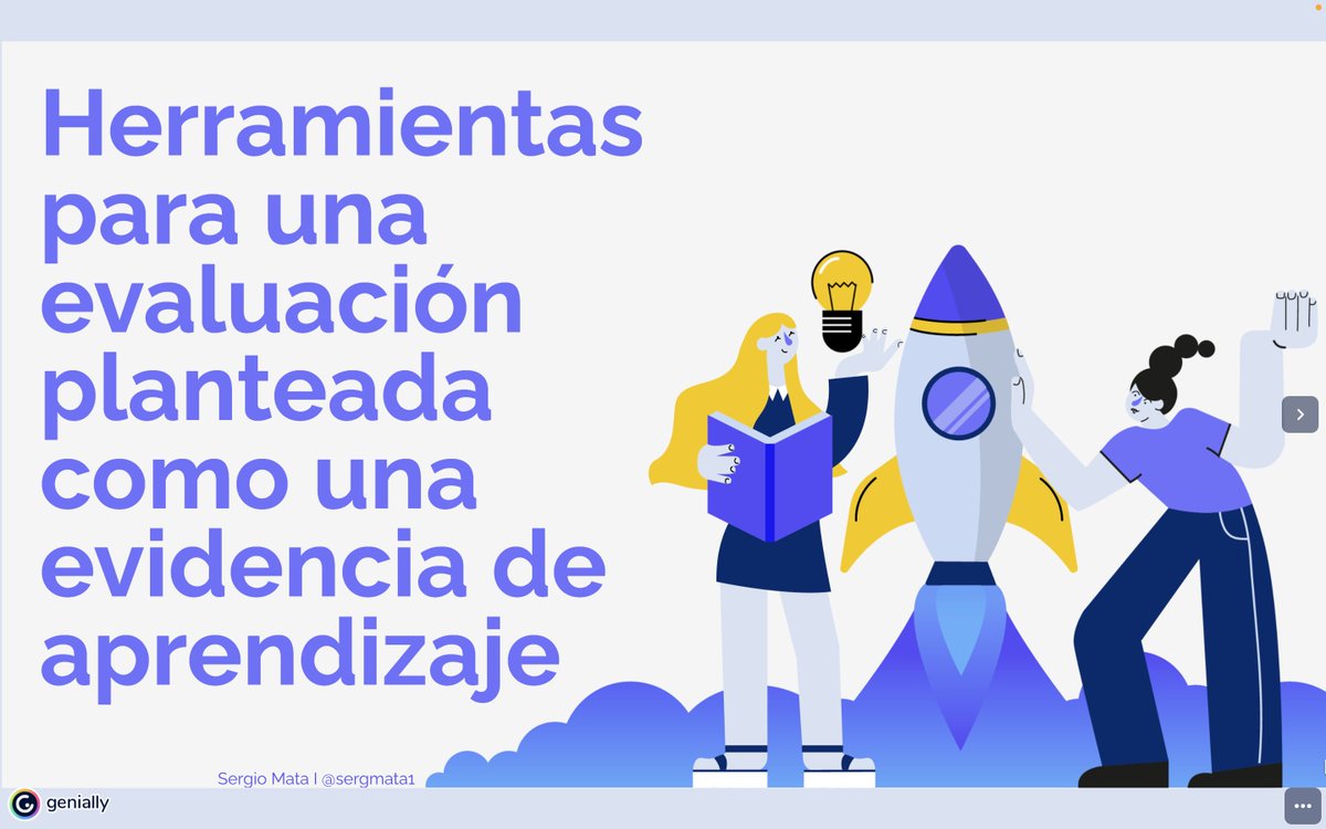 Comparto la presentación del taller sobre Herramientas para una evaluación planteada como evidencia de aprendizaje desarrollada en <a href="/EABE2020/">EABE2022</a> #EABE2022 bit.ly/3vx6ZoX <a href="/genially_es/">Genially (Español)</a> I <a href="/kikeguerrerot/">Kike - Enrique Guerrero -</a> <a href="/missredivy/">Corina Rojas Yedra</a> Gracias #EABE2022