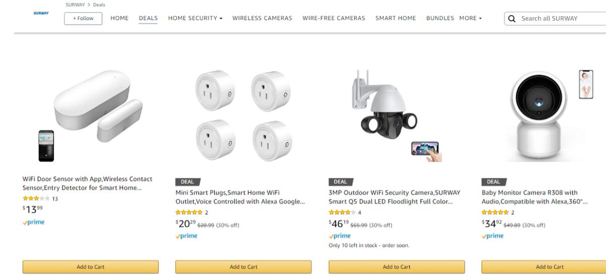 You save with deals #homesecurity #smarthome #tech #smartplugs #babymonitor #floodlightcam #momtechgifts