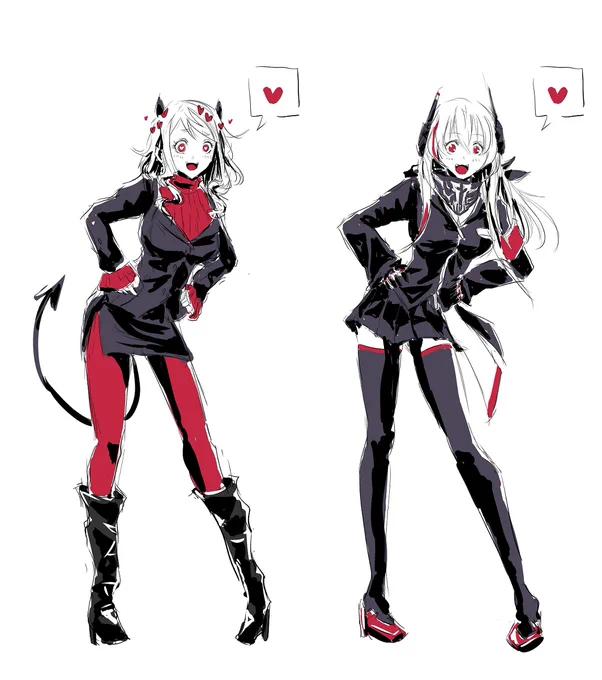 【ドルフロxHELLTAKER】その2 #ドールズフロントライン #少女前線 #ドルフロ #少女前线 #Helltaker #M4SOPMODII(ドールズフロントライン) #モデウス(Helltaker) https://t.co/IWD6DsTKM3 