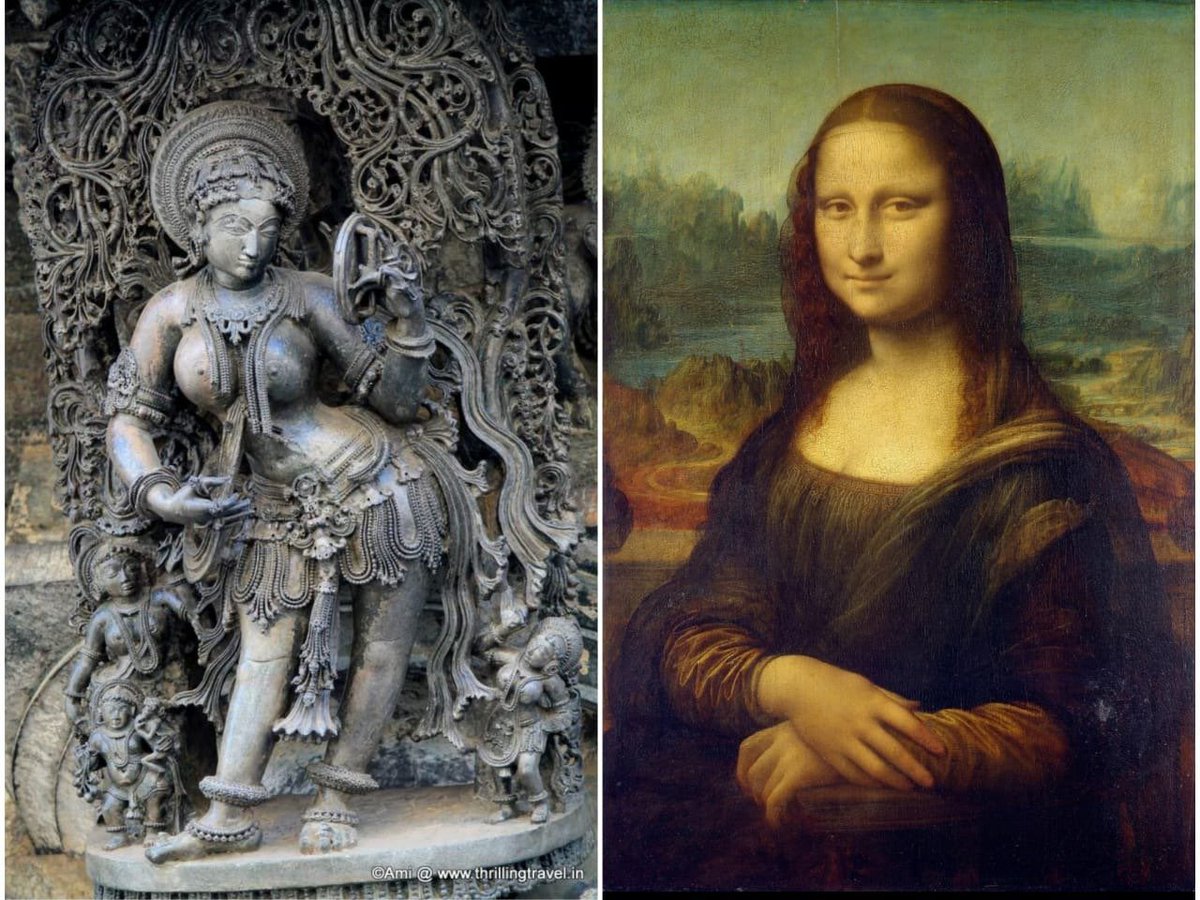 We carved far better versions in stone than what they managed on canvas. That too centuries earlier..! 

And not just one but 1000s of these.