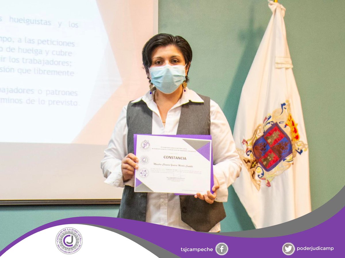 cjlcamp's tweet photo. Curso: “Procedimiento de Huelga”, impartido por la Maestra Claudia Yadira Martín Castillo, en el “Presidentes” del Centro de Estudios del Proceso Oral, edificio Casa de Justicia, donde asistieron actuarías, actuarios, invitadores y notificadores, del Primer Distrito Judicial. https://t.co/MfX69UyoC4
