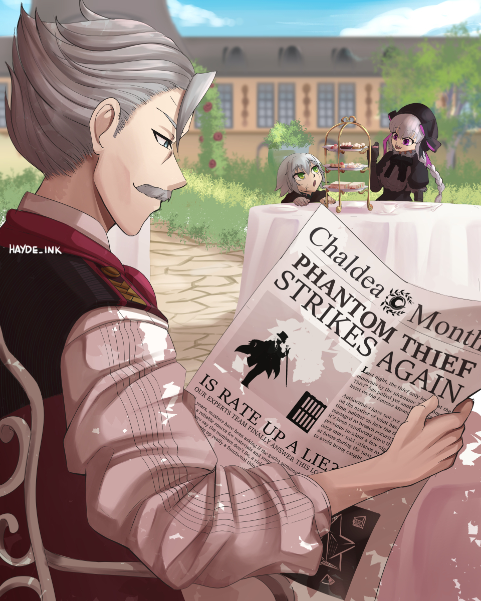 Hayde_Ink's tweet photo. My piece for the @Chaldea_Monthly zine!
Making the newspaper was way funnier than it should 🤣

Thanks for having me!

#FGO #FateGrandOrder https://t.co/S8pWGFt07x