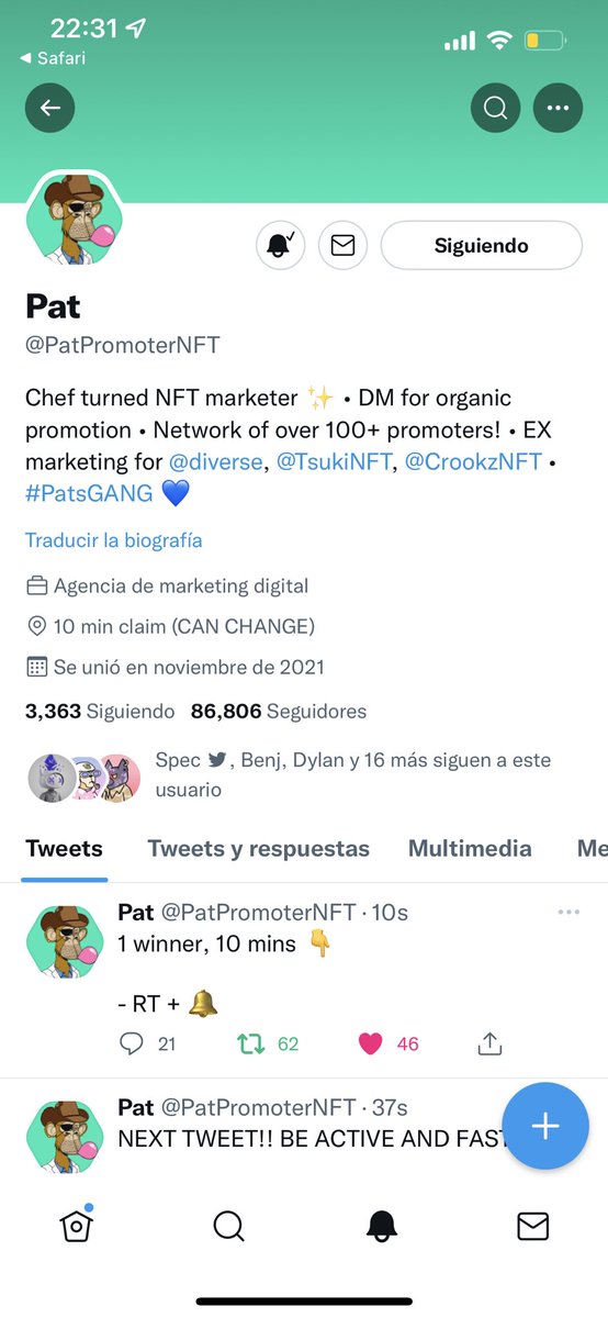 javocv7's tweet photo. @PatPromoterNFT https://t.co/Rmb4dACKoU