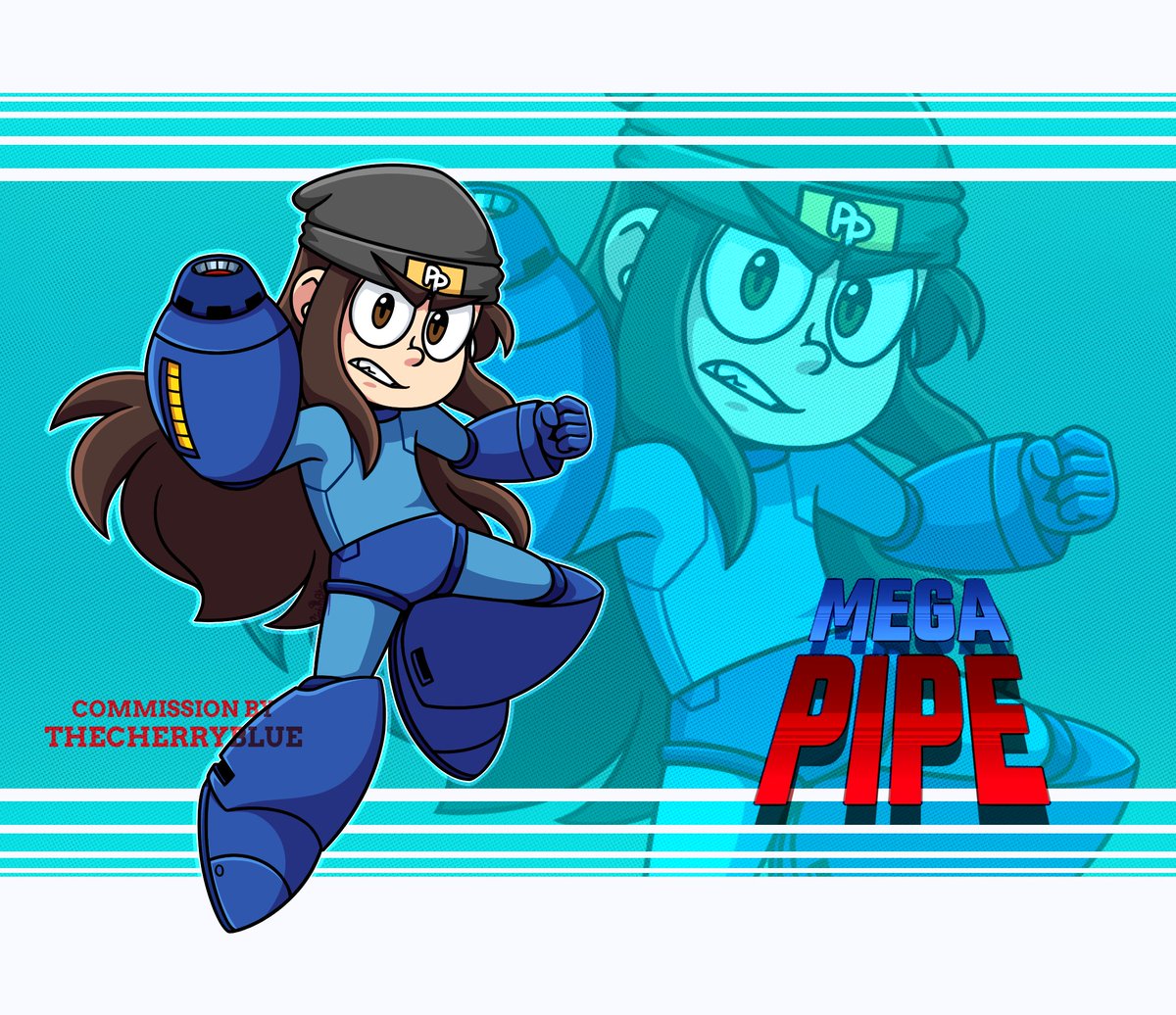TheCherry_Blue's tweet photo. Algunos ya lo habrán visto, pero este fue el dibujo que le hice a @TakerMetal  para su banner~
Y con su permiso, pude subir este dibujo, claro con un fondo feo puesto por mi, para no tener solo el personaje en .png 😅

Espero les guste! 💙💙💙
#digitalart https://t.co/LEkBkfB3kS