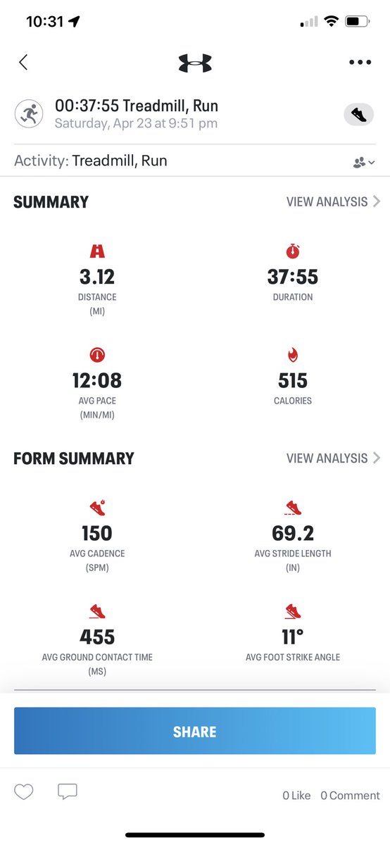 That’s 23 day straight and another 5k run. Total of 40.6 miles this month🙌🏾