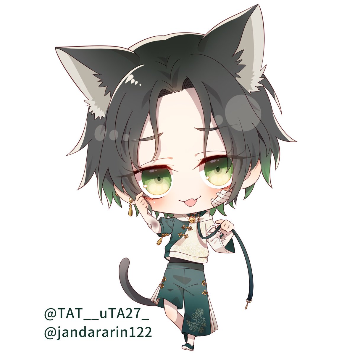 歌い手 たつき様 Tat Uta27 のちびキャライラストを描かせていただ じゃんだら琳 原稿のイラスト 歌い手 たつき様 Tat Uta27 のちびキャライラストを描かせていただ じゃんだら琳 原稿のイラスト