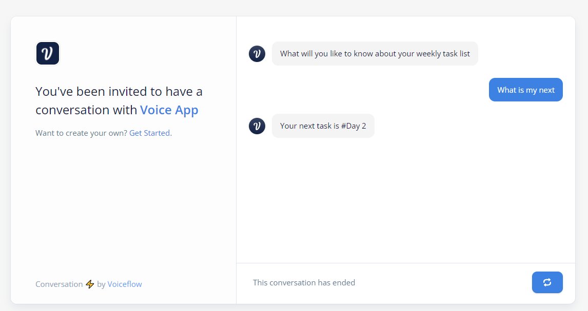 HammedSulyman3's tweet image. Day 9 of #100DaysOfNoCode

I built my 1st voice-based app in @VoiceflowHQ today! 

Check it out below 👇 

creator.voiceflow.com/prototype/6264…

#nocode #nocodeacademy_