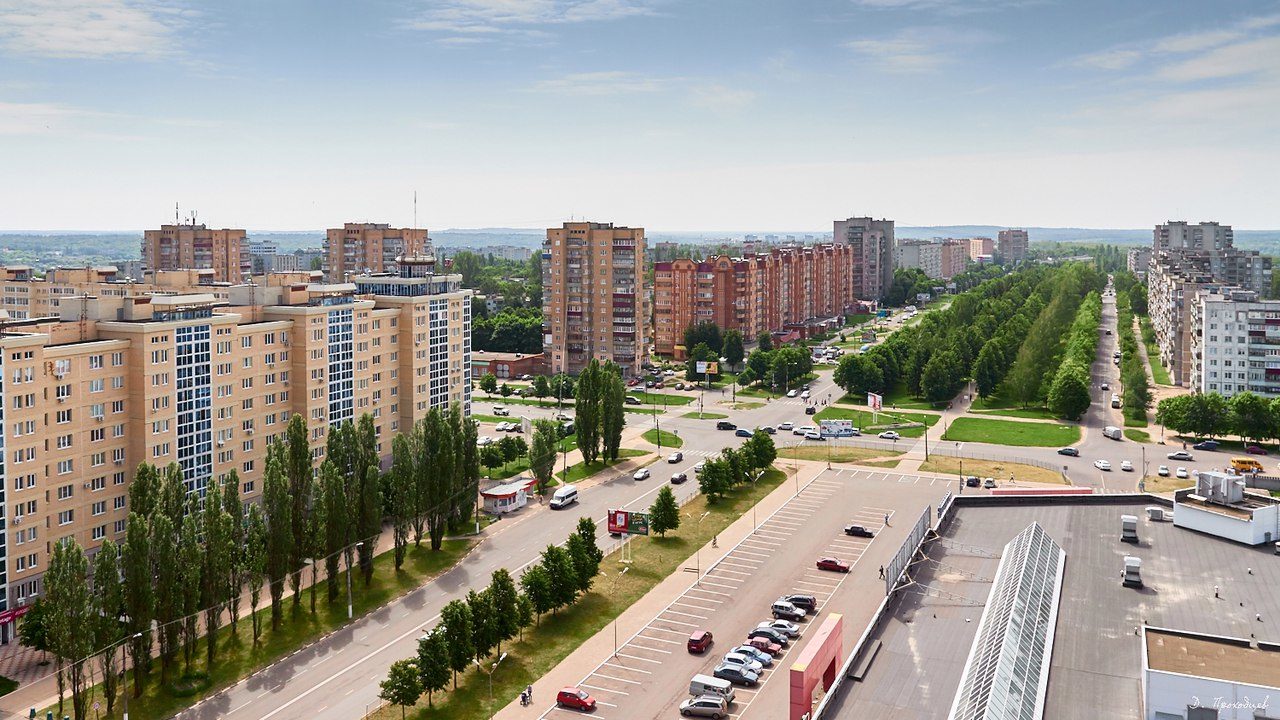 Площадь города Железногорска Курской области