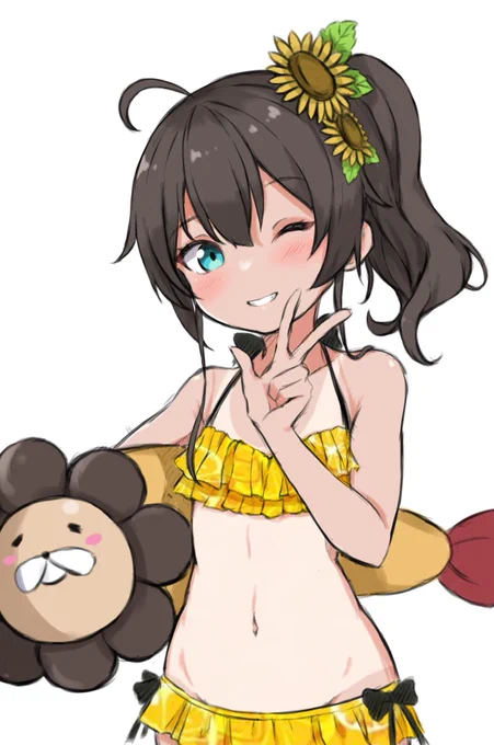 ラフ👙
#祭絵 #ホロライブサマーに願いを 