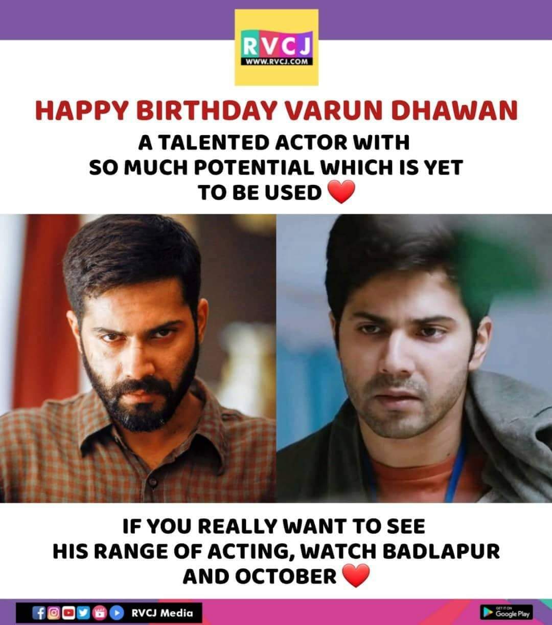 Happy Birthday Varun Dhawan!   