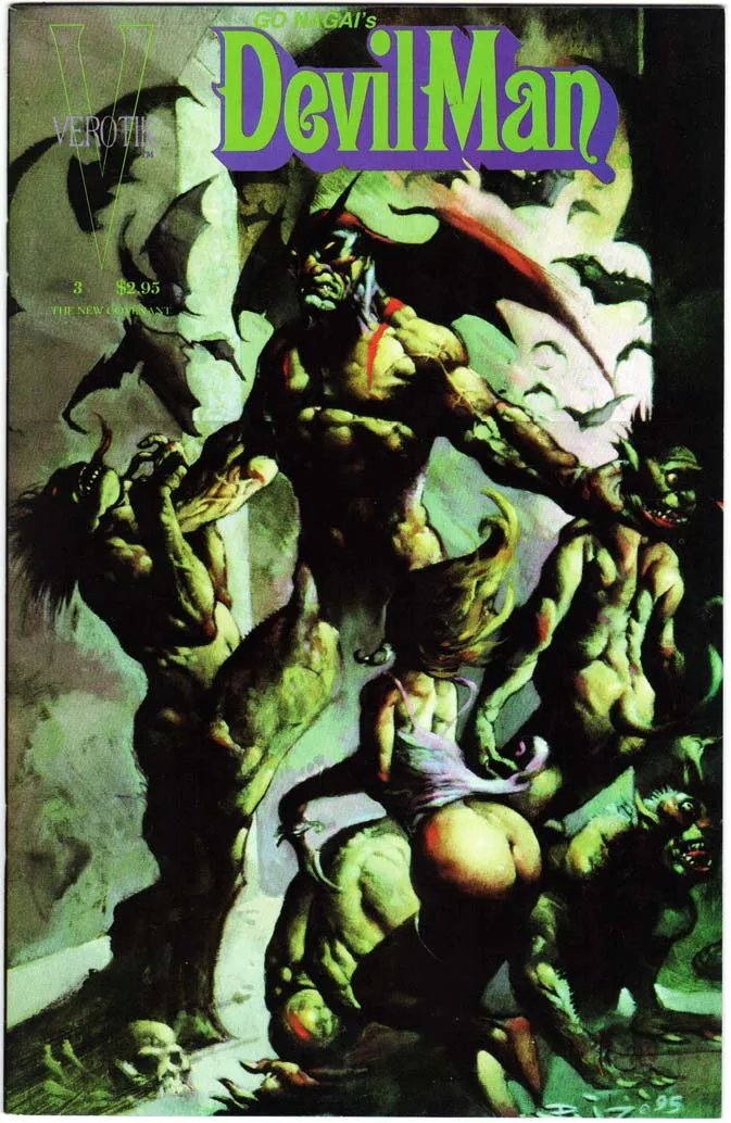 DvlmnNoContext's tweet photo. Danzig is a Devilman fan &amp; had the.... interesting Shin Devilman series localized &amp; colorized under his Verotik comics label (of which Bisley did one of the covers).

He also has a Devilman tramp stamp apparently https://t.co/BVc0o9zIAv