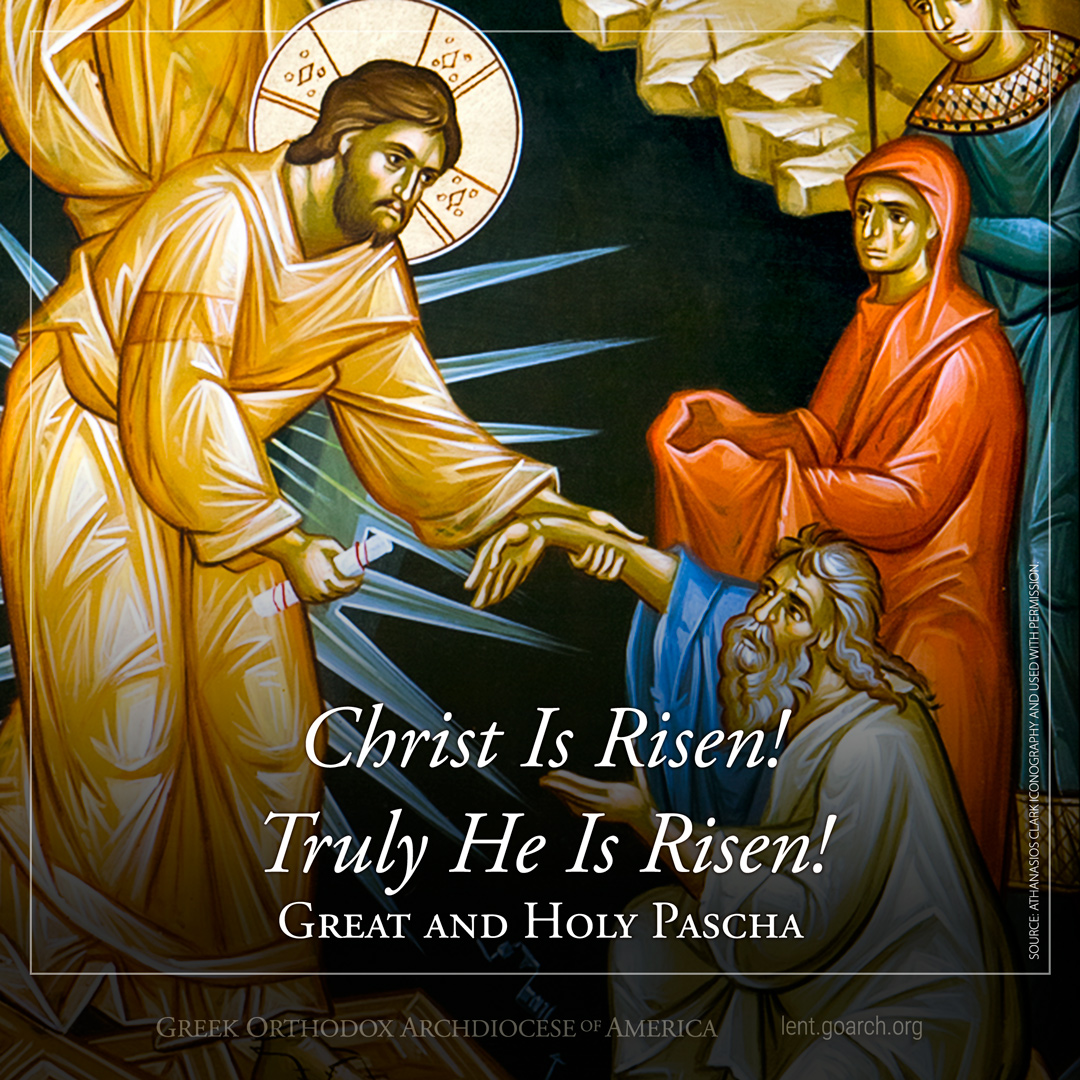 goarch's tweet image. Christ is risen from the dead, by death trampling down upon death, and to those in the tombs He has granted life. -Apolytikion of Great and Holy Pascha goarch.org/pascha