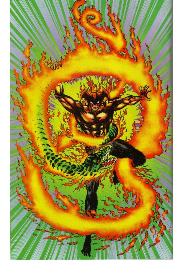 DvlmnNoContext's tweet photo. Danzig is a Devilman fan &amp; had the.... interesting Shin Devilman series localized &amp; colorized under his Verotik comics label (of which Bisley did one of the covers).

He also has a Devilman tramp stamp apparently https://t.co/BVc0o9zIAv