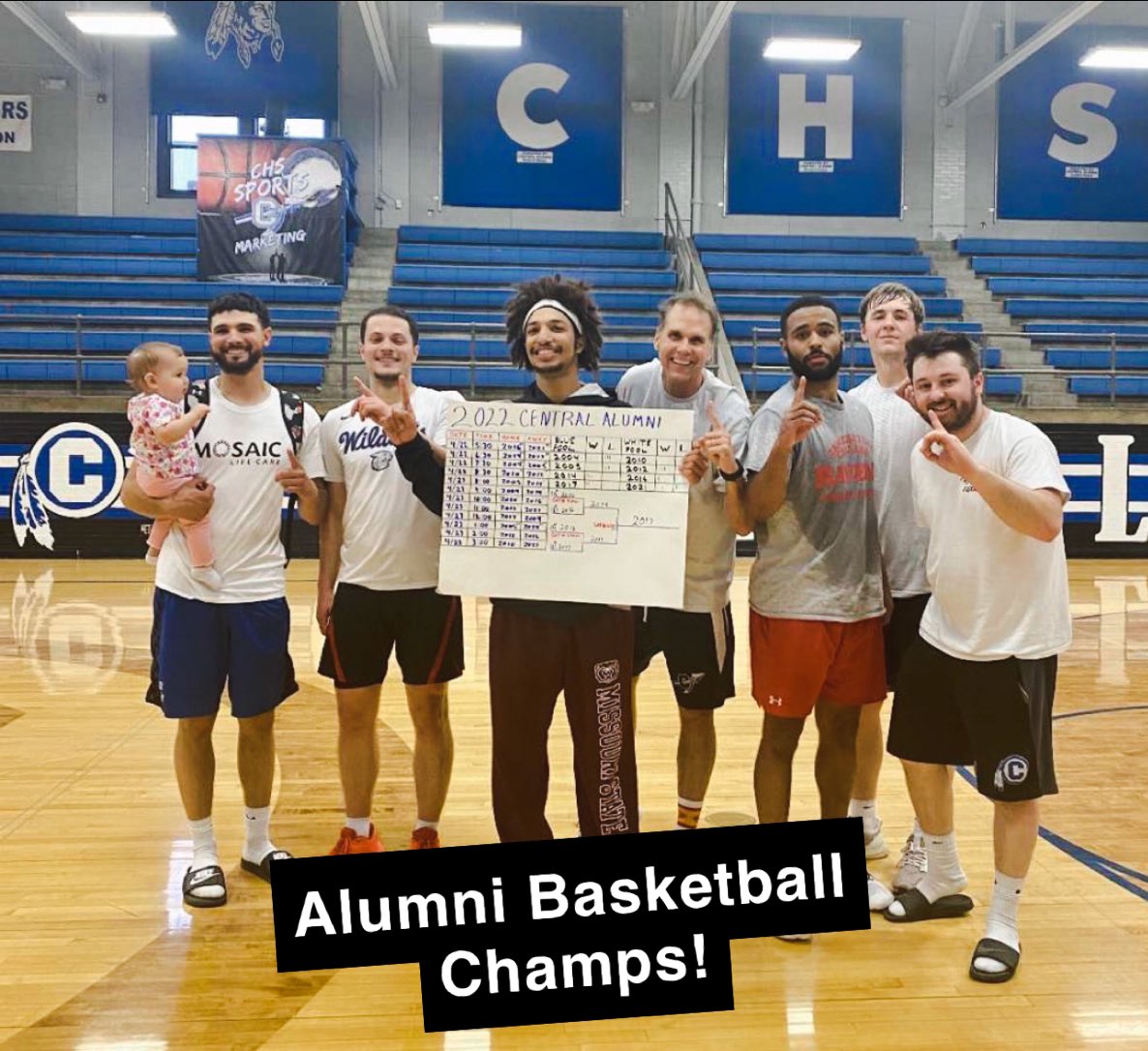 Class of 2017 Alumni Basketball Champs! 🏀