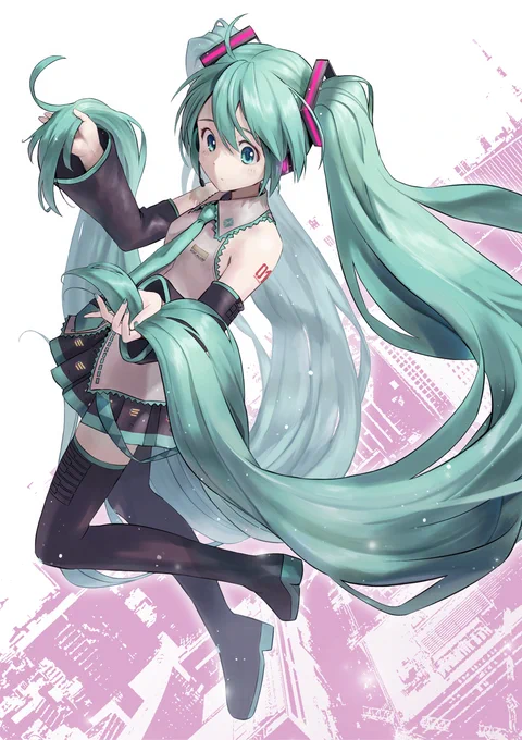 #初音ミク 
(修正したので再掲) 