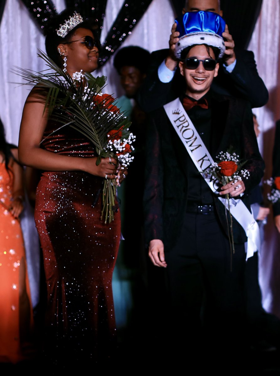 Buckhorn_High's tweet photo. Congratulations, Carson Fuller &amp; Amaya Bell - 2022 Prom King &amp; Queen! #BuckhornProm 2022 https://t.co/L9NNev2OKO