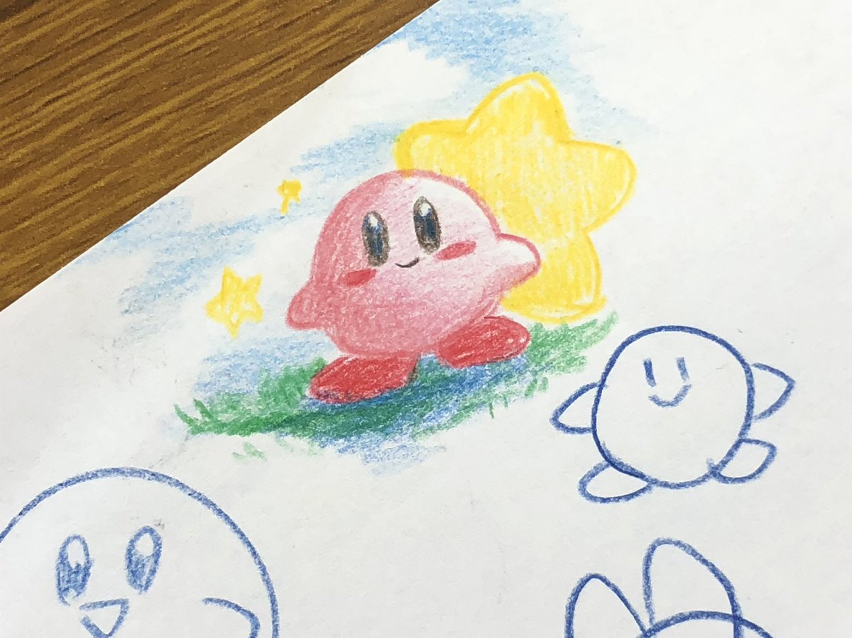 うろ覚えカビちゃん描いてた👶 