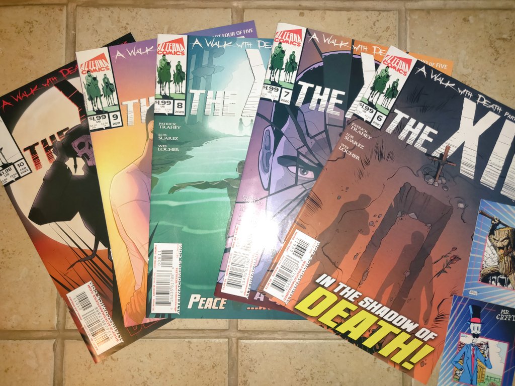 jc_chappy's tweet photo. Look what I just got from @ALTERNACOMICS and @petersimeti! The XII issues 6-10 from the Winter 2021 Campaign on IGG! Tons of great issues available here: https://t.co/eMCvUGL1UJ #AlternaComics #MakeMineAlterna #MoveTheNeedle #SupportIndieComics https://t.co/6UVUSY9WBE