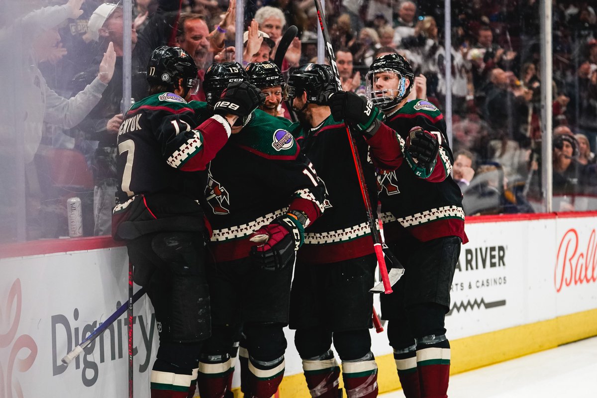 ArizonaCoyotes's tweet photo. This feeling. https://t.co/llSttY9QrT