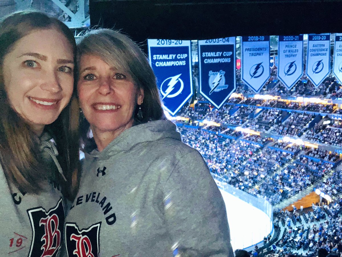 Celebrating my mom’s birthday and attending my first NHL game! Lightening with a 6-2 victory with a goal by #24, who’s bday it also was and the whole crowd sang happy birthday! Gonna be a favorite memory
