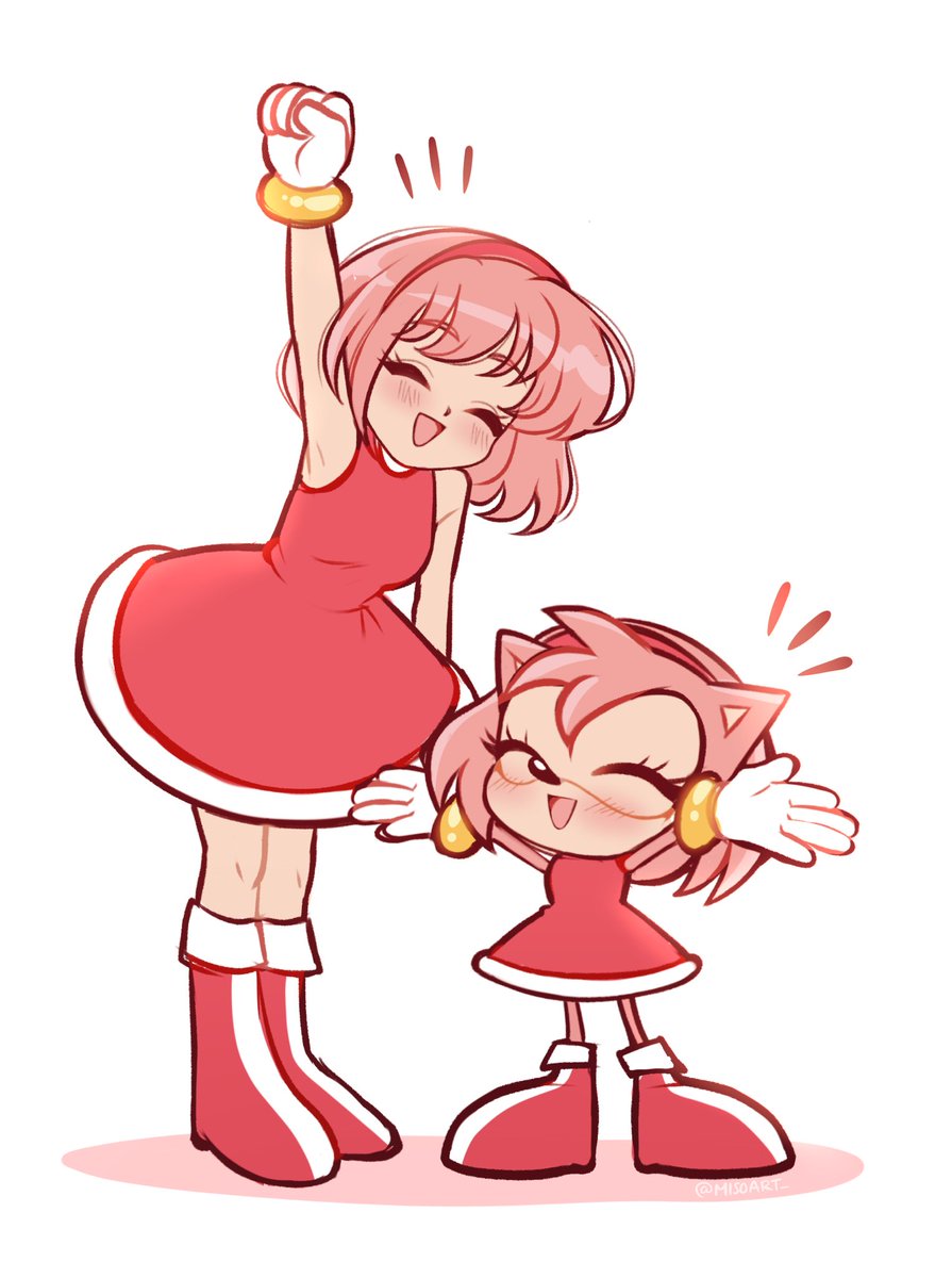 「i just love her!! #amyrose #sonic #sonic」|🌺MISO🌺のイラスト