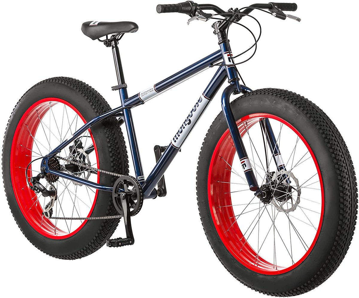 plus_self's tweet photo. Mongoose Dolomite Mens Fat Tire Mountain Bike, 26-Inch Wheels, 4-Inch Wide Knobby Tires, 7-Speed,... https://t.co/kZG3fLxCHG https://t.co/CY52kv8fyo