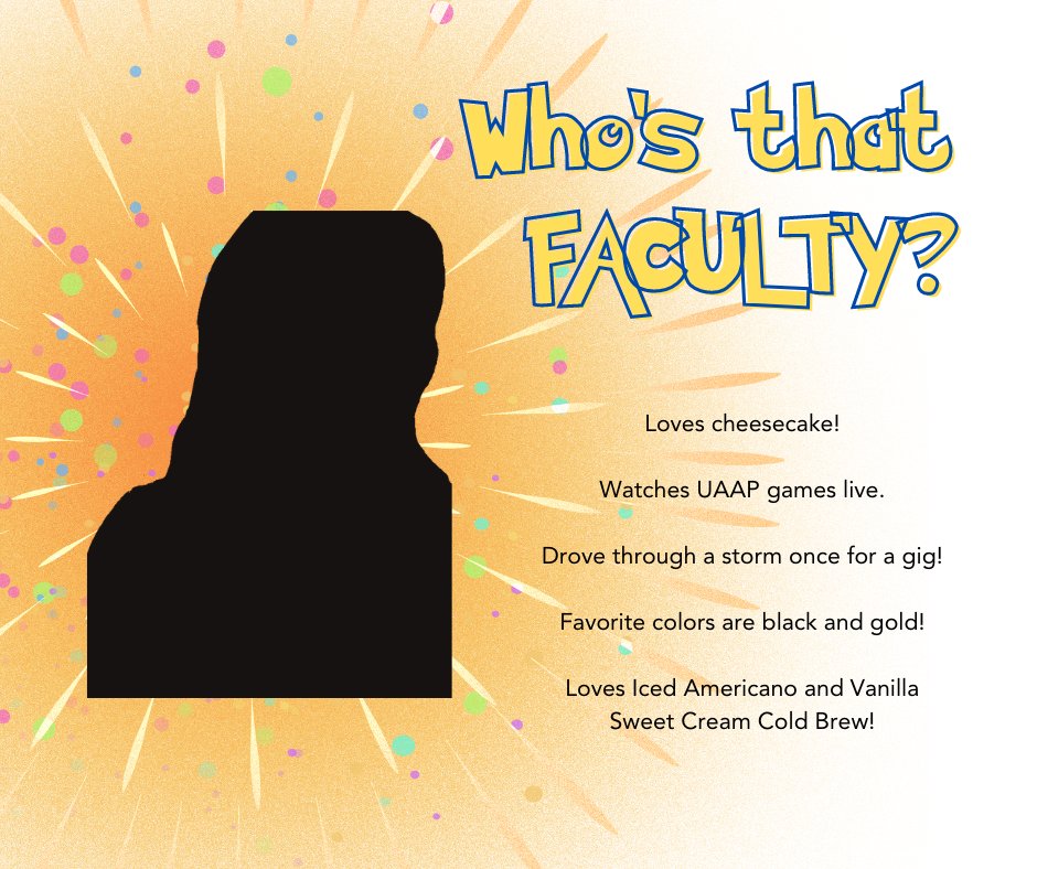 ics_uplb's tweet photo. Who’s That Faculty?

Head over to our FB Page and comment your guess on today's post!

Make sure to follow the format “#IChooSeyou <Name of Faculty Member>! #ICSEvolve2022”. (For example: #IChooSeYou Ma’am Kat! #ICSEvolve2022) https://t.co/mXuRRJ30uZ