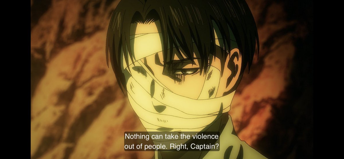 AverageJ0eker's tweet photo. “Violence will always be a part of human existence” - Yelena

Ain’t that the truth.

#AttackOnTitan #Toonami https://t.co/nwlVOUcy2L