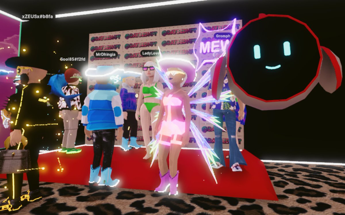 We want to thank everyone who came &amp; had fun with us tonight! Especially want to thank <a href="/SinfulMeatStick/">SinfulMeatStick.eth</a> <a href="/MrDhingia/">Mr Dhingia</a> <a href="/AnmtrKirk/">Animator Kirk</a> <a href="/lastraum/">Lastraum.eth 🍕</a>! 🫶

Congrats to all the winners of Daybed Hat &amp; Boots! Love seeing everyone's 📸 from tonight! Many more events coming at #HAUSOFDAYBED! 🎉🕺💃