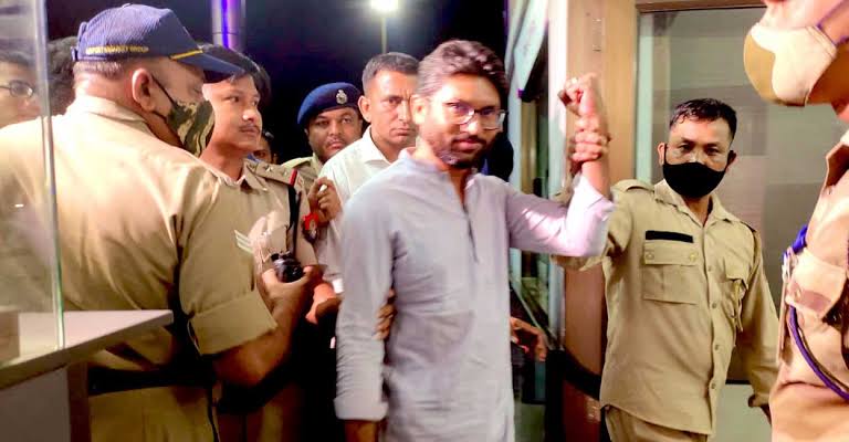 The unconstitutional arrest and trial of my colleague <a href="/jigneshmevani80/">Jignesh Mevani</a> is a blatant assault on rule of law. 

<a href="/narendramodi/">Narendra Modi</a> and his gulam <a href="/himantabiswa/">Himanta Biswa Sarma</a> should free Mr.Mewani at its earliest.

When you cannot stand relevant criticism, you are not suitable for this job.