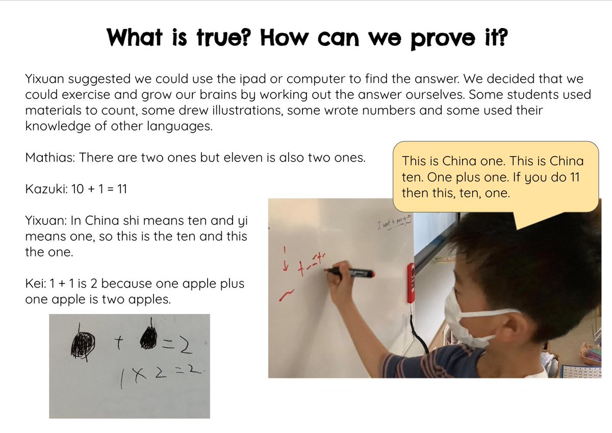 BrassNikki's tweet photo. How would you explain 11? My KG mathematicians used different languages, a variety of materials and collaboration to make sense of our number problem and articulate their understanding. #yislearning #conceptbasedmaths https://t.co/82WYC0ZqAh