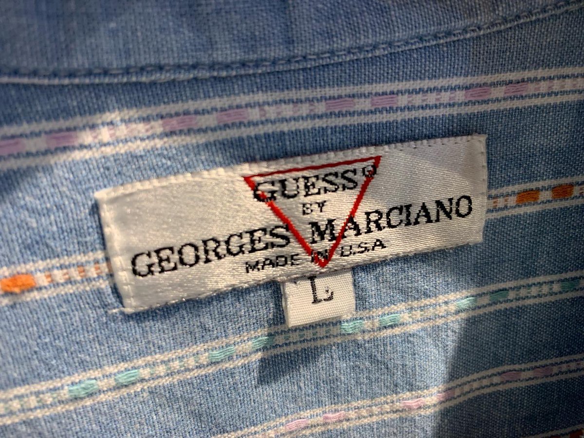outsidekawasaki's tweet photo. USED GUESS
Long Sleeve Shirts
Made In USA 🇺🇸
Size L
Price ¥4950 Taxin
アメリカ製🇺🇸
爽やかブルーに
洒落たストライプが
良い感じです😏
#アウトサイド川崎 #outsidekawasaki #川崎 #川崎駅 #古着 #ユニセックス #アメカジ #ゲス #guees #madeinusa #アメリカ製 #ストライプシャツ #長袖シャツ https://t.co/nDDXxvNmCX