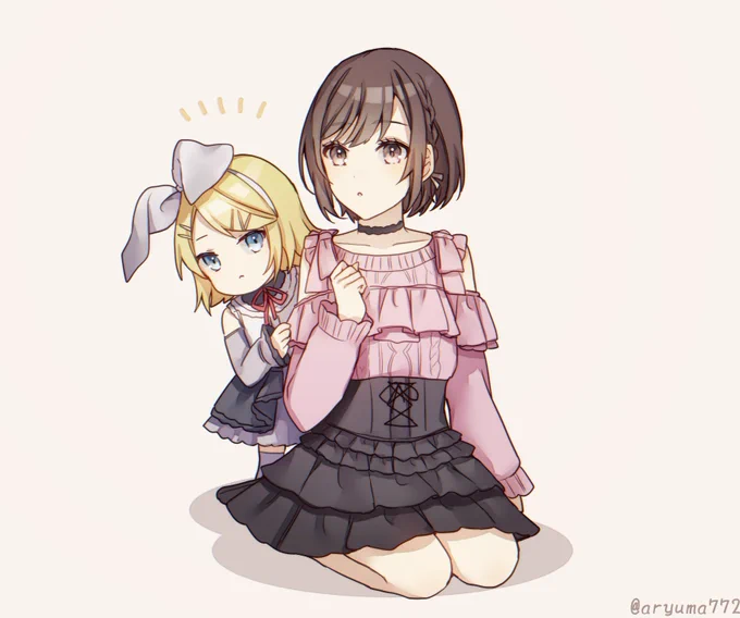 #prsk_FA 
幼児化ニーゴリンちゃん 