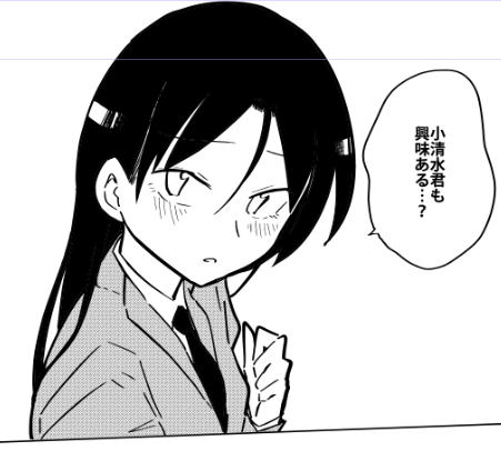 桐谷さん作画中 