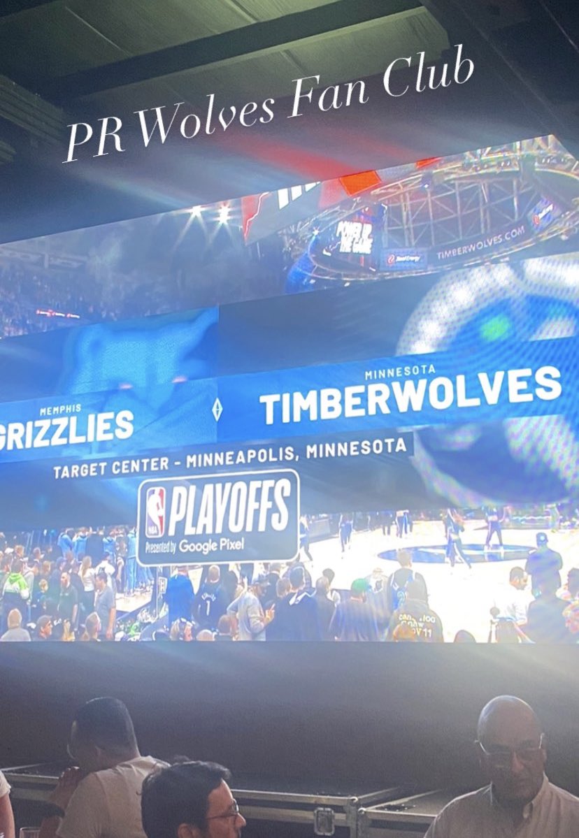MinneRico's tweet photo. @Timberwolves Were loving you Wolves in Puerto Rico . Its full gas for 4 qrts 👏👏👏👏 https://t.co/a7Vu0Htovi