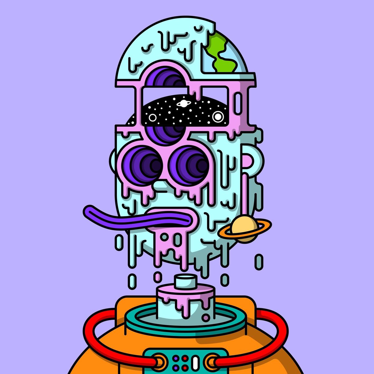 _PLouis's tweet image. Okay, after seeing a lot of ideas for the eyes and mouth. I ended up doing black holes for the eyes and tongue out. The Space Pssssd is now done!! Hope ya’ll like it! #Posse 🧪🧪🧪 @ThePossessedNFT  @tmw_buidls @whatthefurr