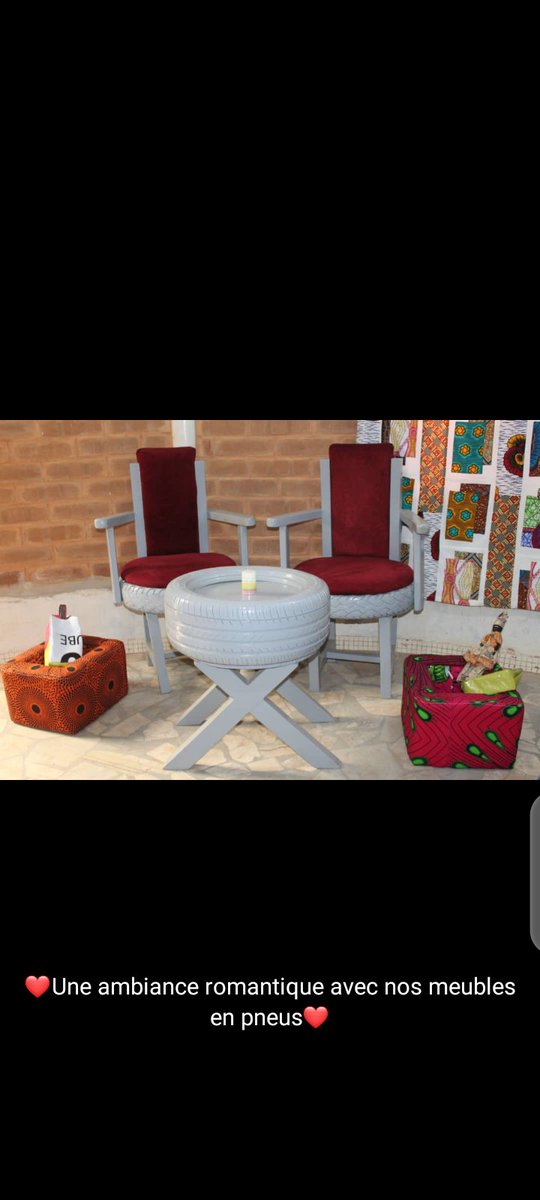 Bonne journée dominicale à tous avec cette belle ambiance de nos meubles en pneus. #utrader #TgTwittos