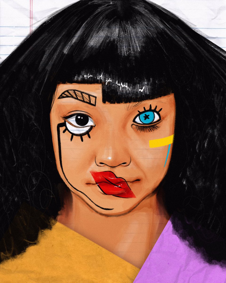 「Lil study of one of my favorite looks fr」|Simoneのイラスト