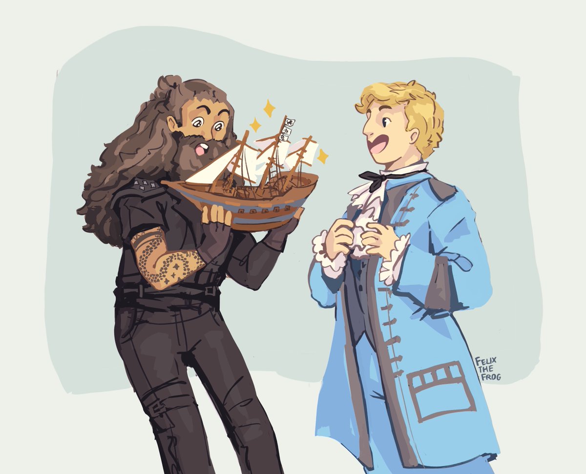 The way Ed and Stede love each other by caring about each others interests is something that will always be so precious to me <3  

#OurFlagMeansDeath #ofmd #OFMDfanart