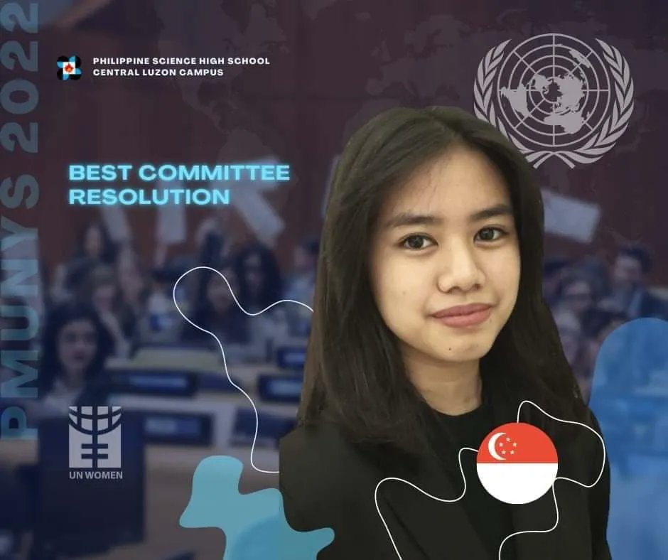 PSHS_CLC's tweet photo. 𝑺𝒘𝒆𝒆𝒑 𝒕𝒐 𝑽𝒊𝒄𝒕𝒐𝒓𝒚!

Warmest congratulations to the students and coaches of PSHS-CLC for bringing home numerous awards and recognitions during 2022 PSHS Model United Nations and Youth Summit.

#PSHSMUN2022 #YouthSummit #TruthExcellenceService #HeartofExcellenceinCLC https://t.co/0ZcWQBpZAo