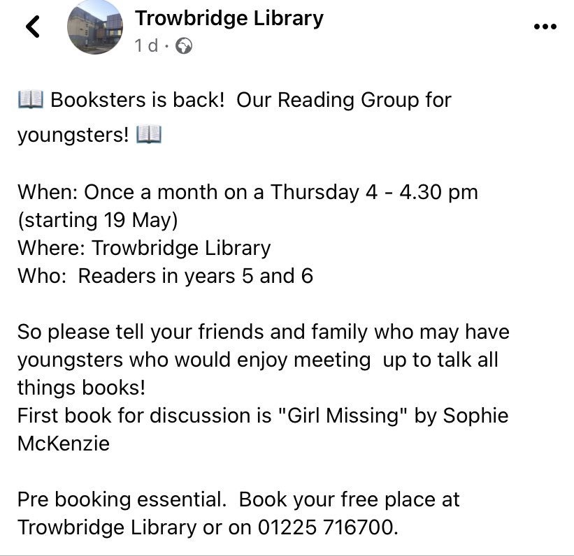 walwaynecourt's tweet photo. Years 5 & 6 reading group - what a wonderful way to enjoy reading with your peers and make new friends too.#readingforpleasure #lovereading #readinggroup #booksters #trowbridgelibrary https://t.co/OAAOx51OET