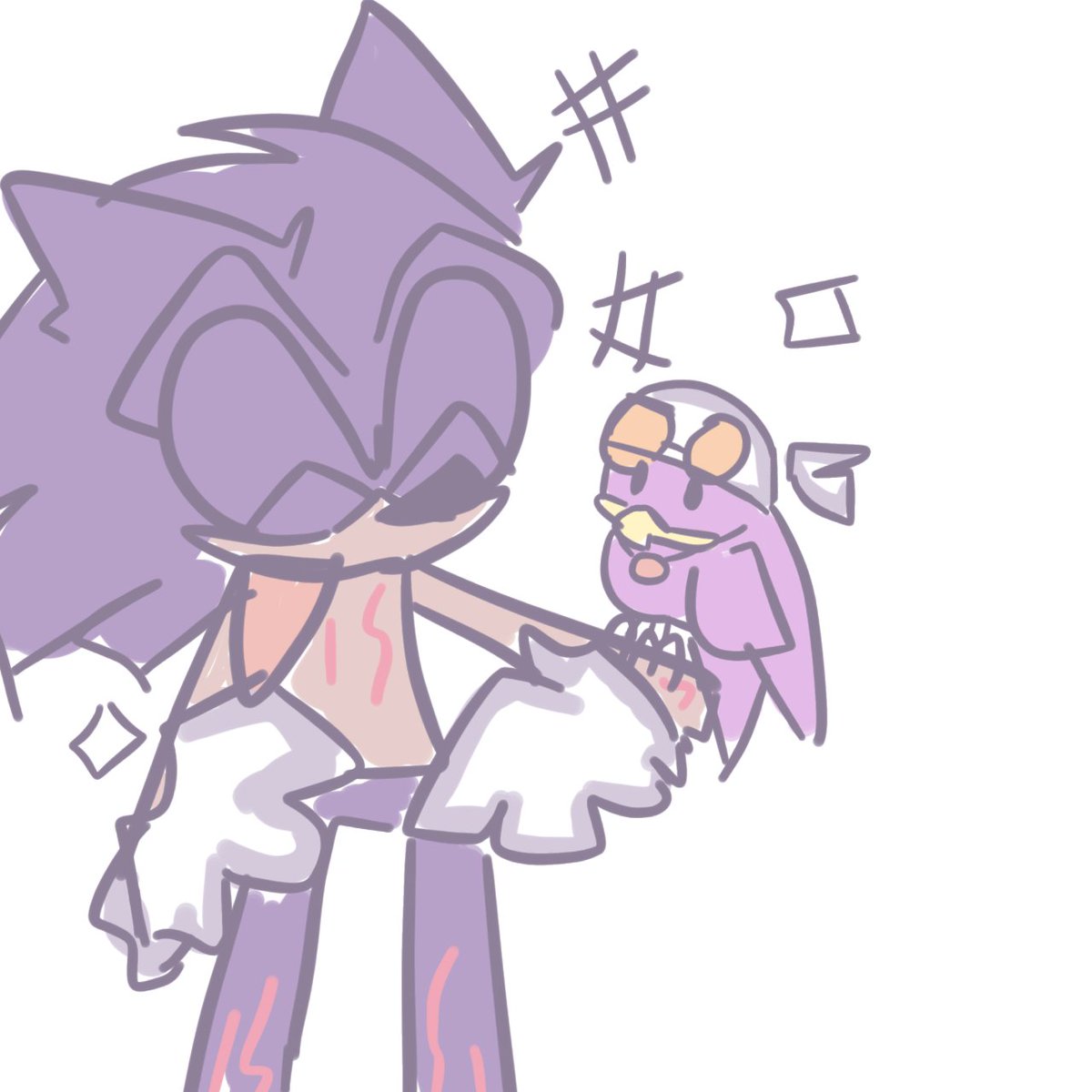 Kngel_8772's tweet photo. Interactions with the birds lol
#exerupted
#sonicexe
#sonicEXP
#S0RR
#SonicTheHedgehog
#teambabylonrogues
#teambabylon
#jetthehawk
#wavetheswallow
#stormthealbatross
#sonicriders
#oc https://t.co/wL17CpWg85