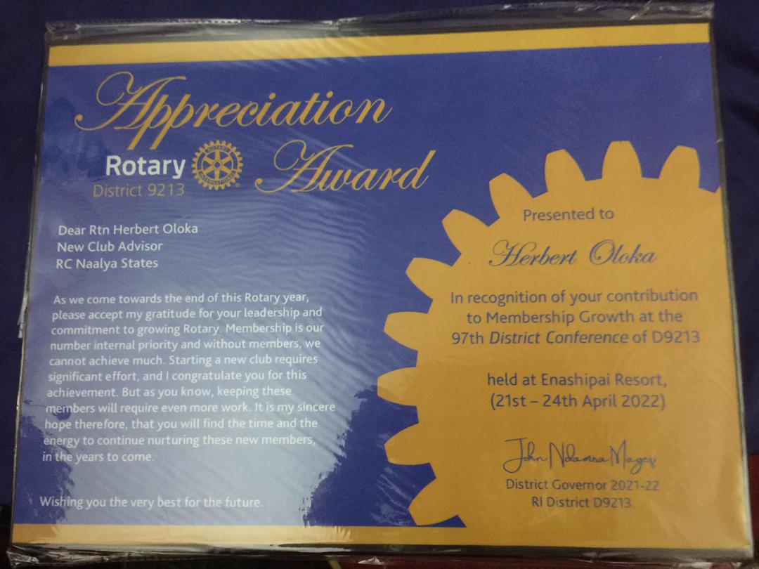 Rotary Club Of Naalya States (@rcnaalyastates) on Twitter photo Congratulations to our Club Advisor <a href="/HerbertOloka/">Herbert Oloka</a> of our mother club <a href="/RotaryNaalya/">Rotary Club of Kampala-Naalya</a> you have and continue to see us to greater heights. We thank you 👏🏾👏🏾👏🏾👏🏾 Congratulations to our Club Advisor <a href="/HerbertOloka/">Herbert Oloka</a> of our mother club <a href="/RotaryNaalya/">Rotary Club of Kampala-Naalya</a> you have and continue to see us to greater heights. We thank you 👏🏾👏🏾👏🏾👏🏾