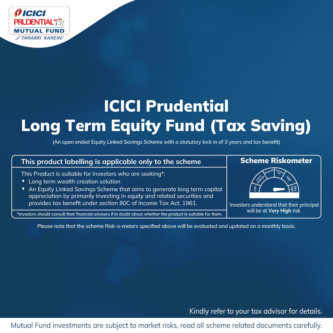 ICICIPruMF's tweet photo. Hereβs the scoop - you can save on taxes & make gains at the same time with our Long Term Equity Fund. To know more about this #JodiKamaalKi, click here: https://t.co/nxNx8WzB8h
#LTEF #Tax #Taxsaving #investment #ICICIPruMF #Portfolio #MutualFund #ICICIPrudentialMutualFund https://t.co/OShAjSoblV