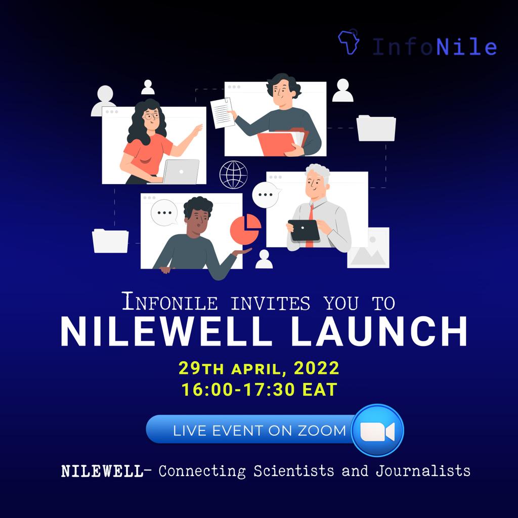 We are finally launching NileWell - the first online platform connecting water and environment scientists 👩🏽‍🔬and journalists✍️

Will you join us for the launch?
🗓Friday 29th April
🕓 16:00 EAT

Register here to save the date!

us02web.zoom.us/webinar/regist…