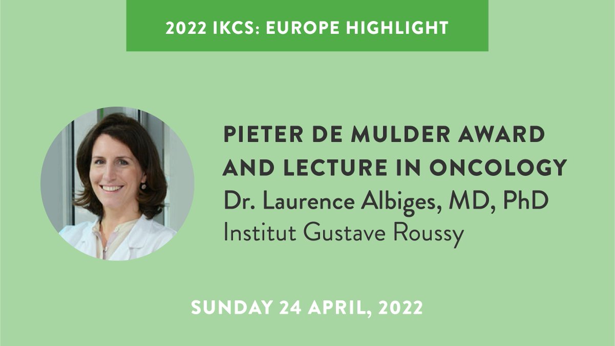 Kidney Cancer (@kidneycancer) on Twitter photo Congratulations to <a href="/AlbigesL/">Laurence Albiges</a>, who received the KCA's Pieter de Mulder Award in Oncology!. Join the meeting now for her award lecture: tinyurl.com/22ikcseu Congratulations to <a href="/AlbigesL/">Laurence Albiges</a>, who received the KCA's Pieter de Mulder Award in Oncology!. Join the meeting now for her award lecture: tinyurl.com/22ikcseu